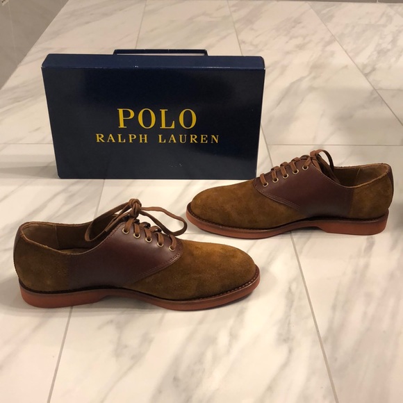 Men’s Polo Ralph Lauren Leather and Suede Shoes - Picture 4 of 6
